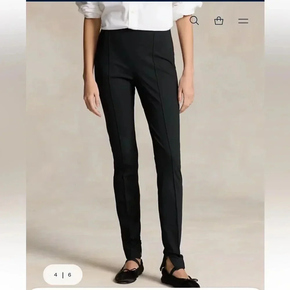 Polo Ralph Lauren The Side-Zip Pant Size S NWT $248